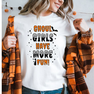 Ghoul Girls Have More Fun Modern Halloween Sweatshirt