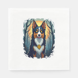 Ghoul Greyhound Dash Napkin