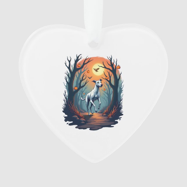 Ghoul Greyhound Dash Ornament (Front)