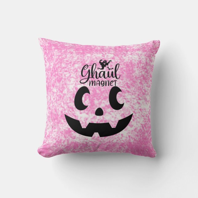 Ghoul Magnet Halloween Cute & Spooky Jack-OT-Shirt Cushion (Front)