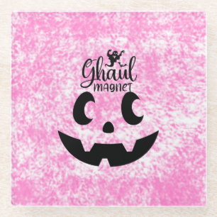 Ghoul Magnet Halloween Cute & Spooky Jack-OT-Shirt Glass Coaster