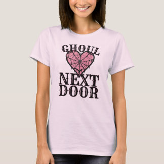 Ghoul Next Door Heart Web – Cute Spooky Halloween T-Shirt