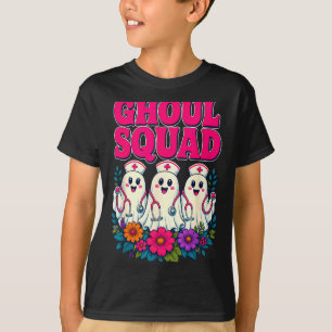 Ghoul squad nurse halloween ghost nursing crew  T-Shirt