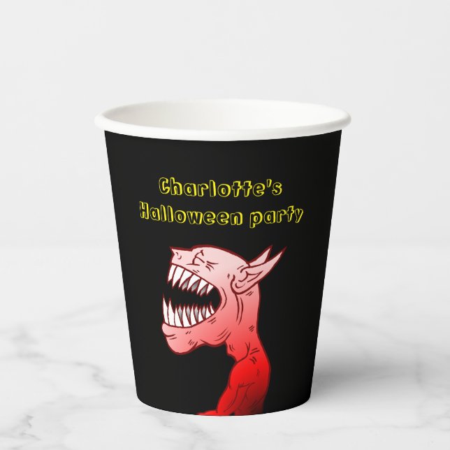 Ghoul with a nice laugh paper cups (Front)