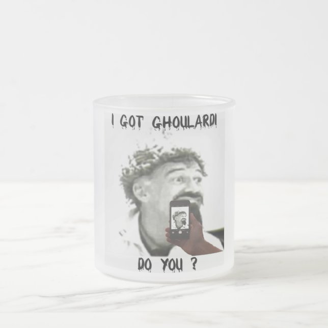 Ghoulardi (Cool It 5) Frosted 10 oz. Glass Mug (Center)