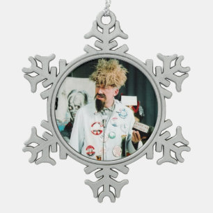 Ghoulardi (On the Set-2) Pewter Snowflake Ornament