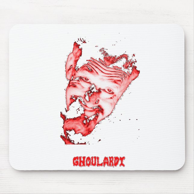 Ghoulardi (Red/Transparent) Customisable Mousepad (Front)