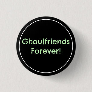 Ghoulfriends Forever! Pastel Goth 3 Cm Round Badge