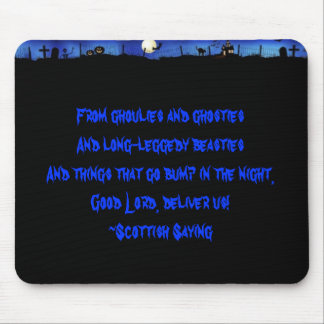 Ghoulies & Ghosties Mouse Mat