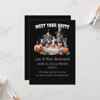 Ghoulish Annual Halloween Party Invitation