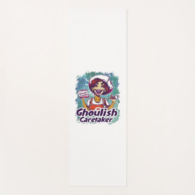 Ghoulish Caretaker Nurse Yoga Mat (Front)