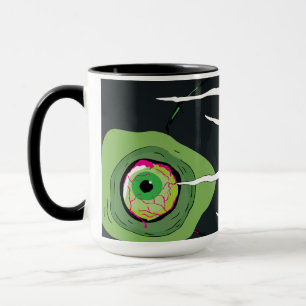Ghoulish Fun Scary Zombie Scratched Mug