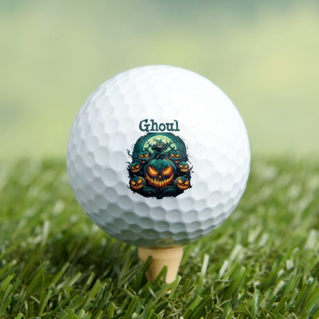 Ghoulish Glare Golf Balls (Insitu Tee)