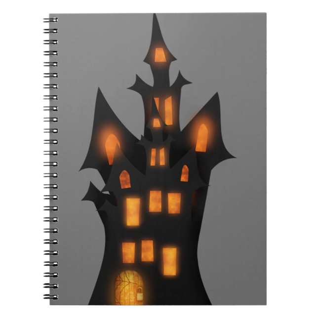 Ghoulish Grimoire: Halloween Spiral Photo Journal (Front)