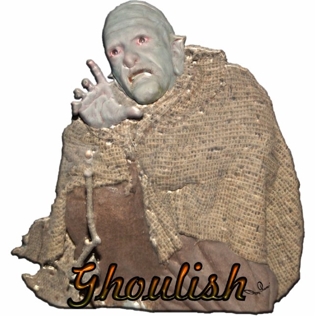 Ghoulish Sculpture Standing Photo Sculpture (Front)