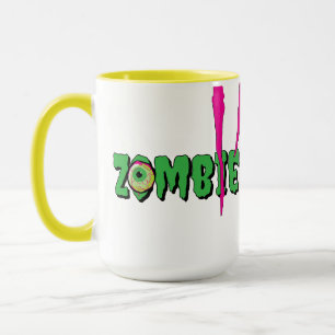 Ghoulishly Fun Funny Rippin' Zombie Halloween  Mug