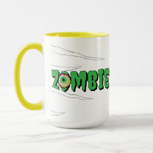 Ghoulishly Fun Funny Rippin' Zombie Halloween  Mug