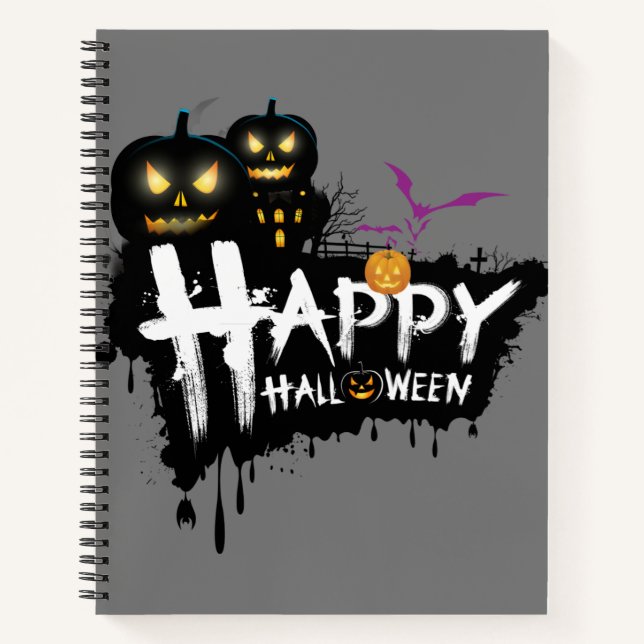 Ghoulishly Great: Personalised Halloween Notebook (Front)