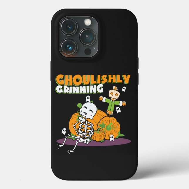 Ghoulishly Grinning Halloween Ghoul  Case-Mate iPhone Case (Back)