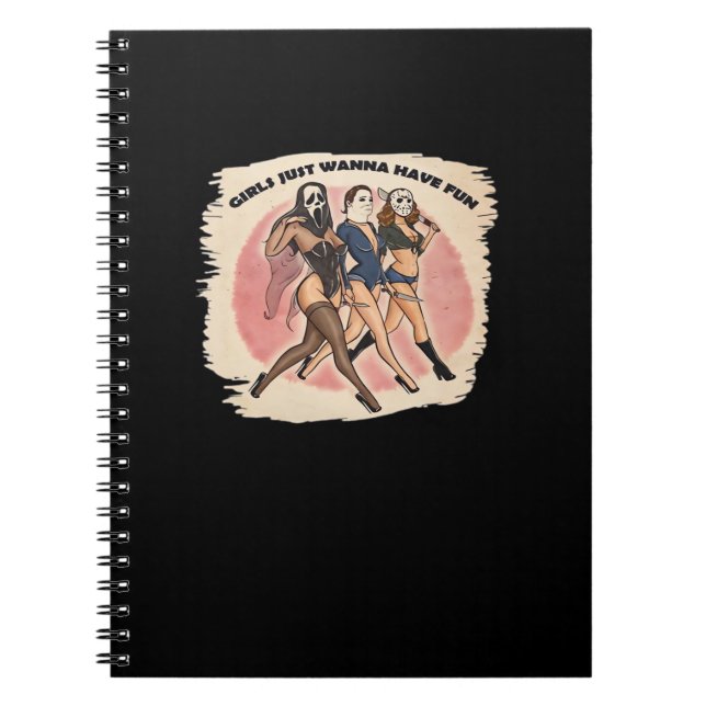 Ghouls Just  To Have Fun Notebook (Front)