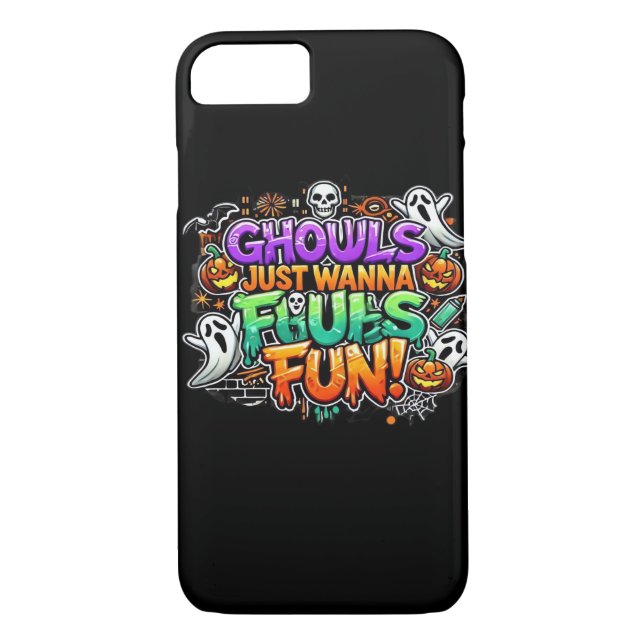 Ghouls Just Wanna Have Fun – Autumn Ghouls Case-Mate iPhone Case (Back)