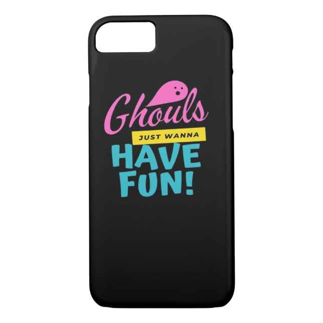 Ghouls Just Wanna Have Fun Basic Design Case-Mate iPhone Case (Back)