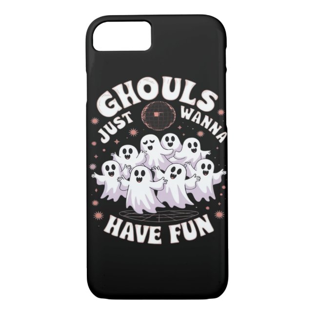 Ghouls Just Wanna Have Fun Basic Design Case-Mate iPhone Case (Back)