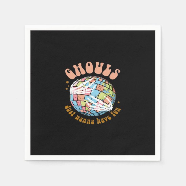 Ghouls Just Wanna Have Fun – Basic Witch Energy Napkin (Front)