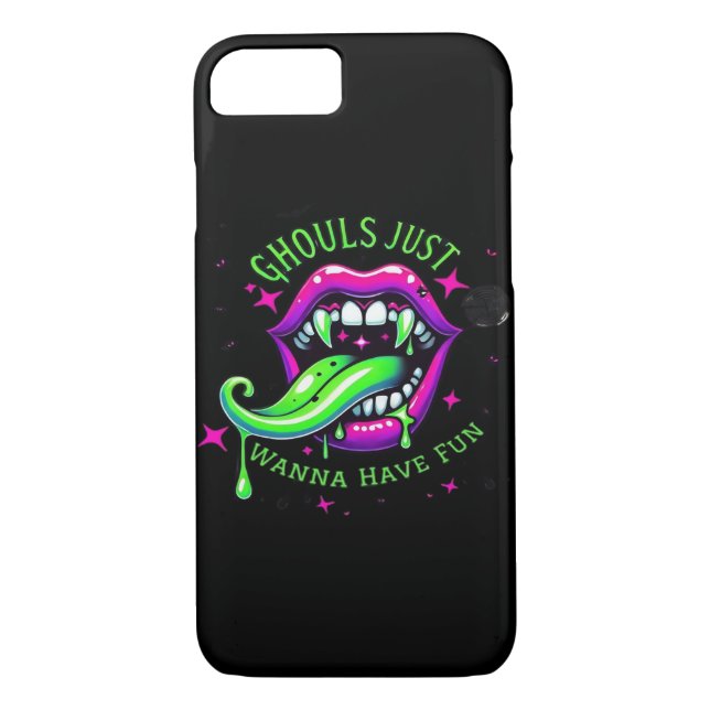 Ghouls Just Wanna Have Fun Boo-tiful Design Case-Mate iPhone Case (Back)