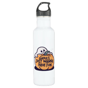Ghouls Just Wanna Have Fun - Cute Halloween Doodle 710 Ml Water Bottle