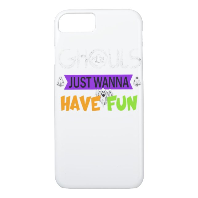 Ghouls Just Wanna Have Fun Funny Autumn Case-Mate iPhone Case (Back)