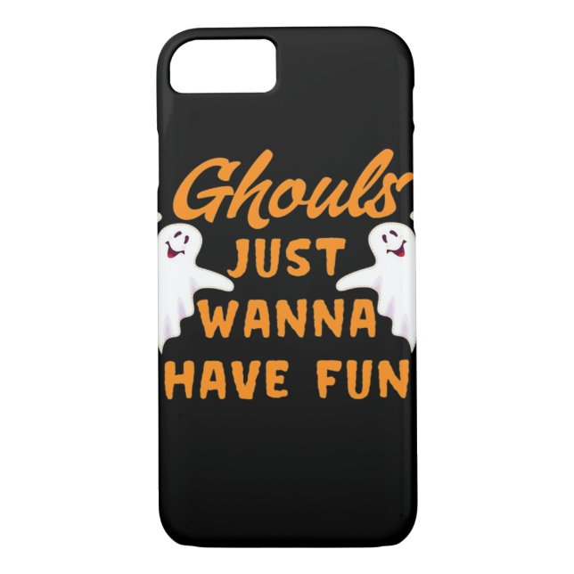 Ghouls Just Wanna Have Fun Funny Autumn Case-Mate iPhone Case (Back)