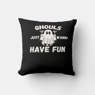 Ghouls Just Wanna Have Fun – Funny Halloween Cockt Cushion