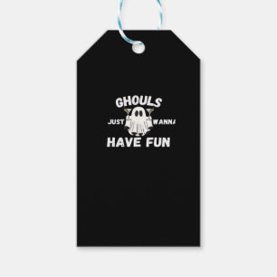 Ghouls Just Wanna Have Fun – Funny Halloween Cockt Gift Tags
