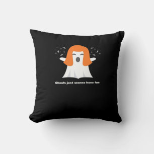 Ghouls Just Wanna Have Fun Funny Halloween Cushion