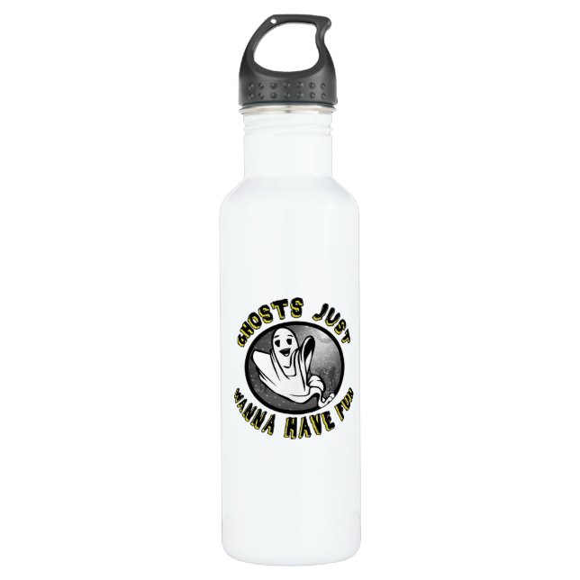 Ghouls Just Wanna Have Fun - Funny & Trend Design  710 Ml Water Bottle (Front)