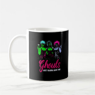 Ghouls Just Wanna Have Fun - Funny Vintage Hallowe Coffee Mug