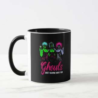 Ghouls Just Wanna Have Fun - Funny Vintage Hallowe Mug