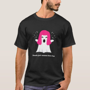 Ghouls Just Wanna Have Fun Halloween Funny Retro T-Shirt