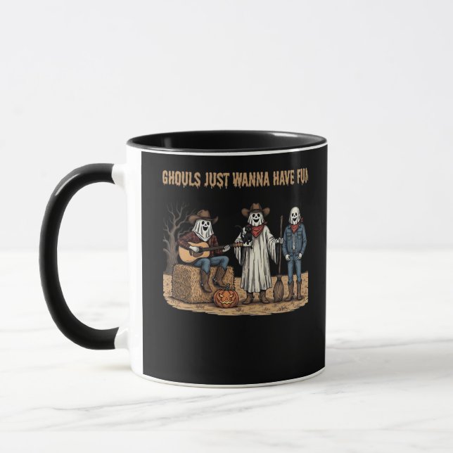 Ghouls Just Wanna Have Fun Halloween Gifts Autumn  Mug (Left)