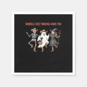 Ghouls Just Wanna Have Fun Halloween Gifts Basic D Napkin