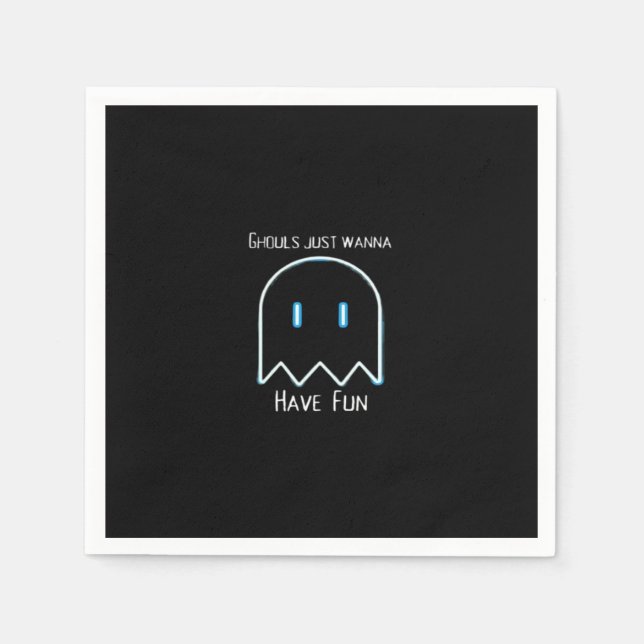 Ghouls Just Wanna Have Fun – Halloween Season Napkin (Front)