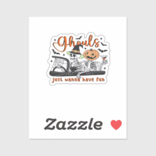 Ghouls Just Wanna Have Fun – Halloween Skeletons D