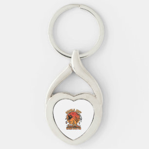 Ghouls Just Wanna Have Fun Halloween Spooky Cemete Key Ring