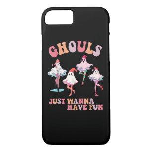 Ghouls Just Wanna Have Fun Retro Halloween Christm iPhone 8/7 Case