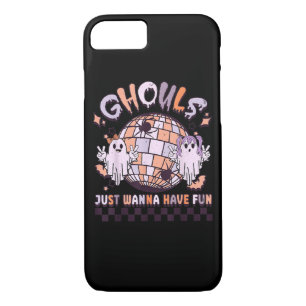 Ghouls Just Wanna Have Fun Retro Halloween Costume iPhone 8/7 Case