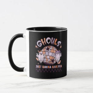 Ghouls Just Wanna Have Fun Retro Halloween Costume Mug