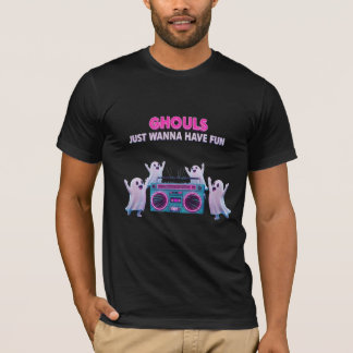 Ghouls Just Wanna Have Fun Retro Halloween T-Shirt