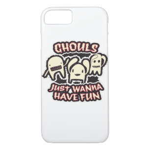 Ghouls Just Wanna Have Fun Retro Spooky iPhone 8/7 Case