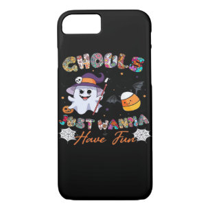 Ghouls Just Wanna Have Fun Shirt – Retro Halloween iPhone 8/7 Case